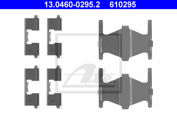 ATE 13.0460-0295.2 Kit accessori, Pastiglia freno-Kit accessori, Pastiglia freno-Ricambi Euro