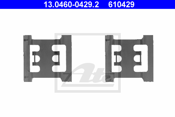 ATE 13.0460-0429.2 Kit accessori, Pastiglia freno