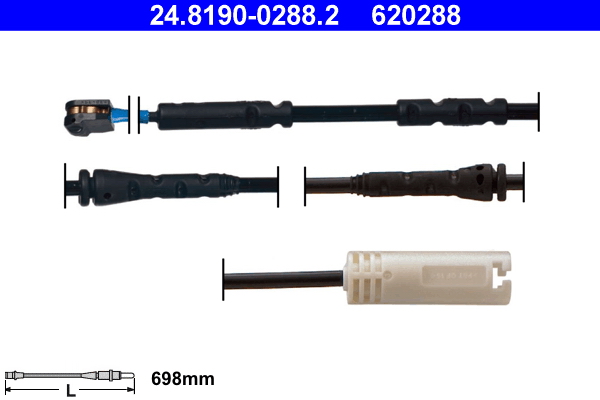 FEBI BILSTEIN 07880 Slitekontakt bremsekloss