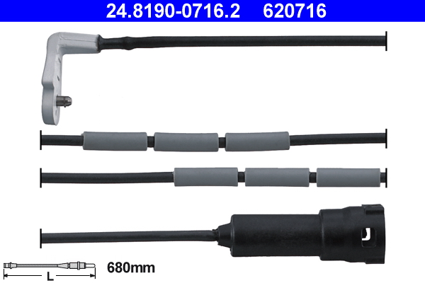 TRW GIC473 Slitekontakt bremsekloss