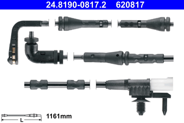 A.B.S. 39814 Slitekontakt bremsekloss