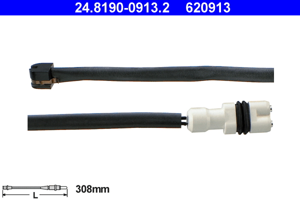 ATE 24.8190-0913.2 Warnkontakt, Bremsbelagverschleiß