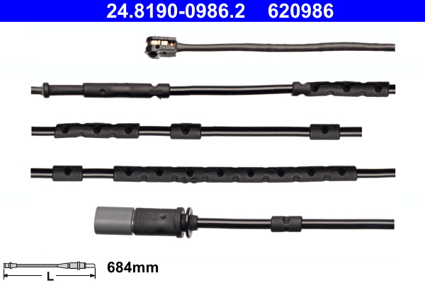 FEBI BILSTEIN 23025 Slitekontakt bremsekloss