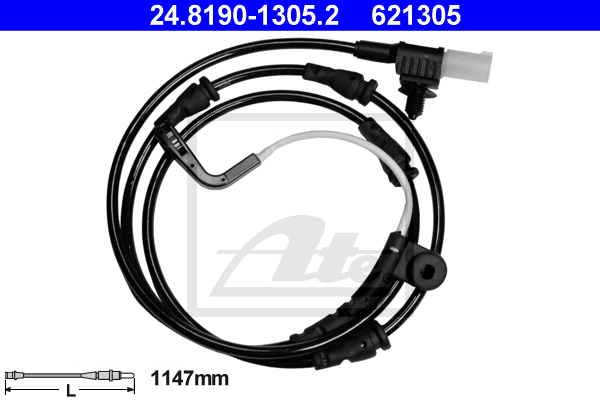 ATE 24.8190-1305.2 Contatto segnalazione, Usura past. freno/mat. d'attrito