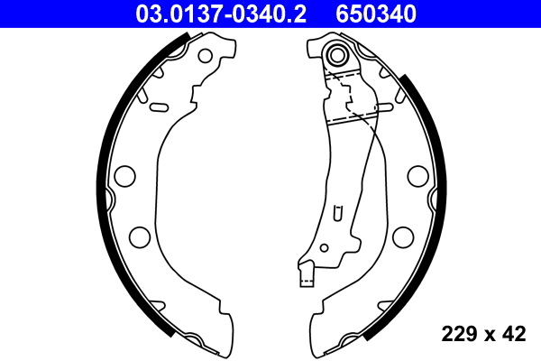 MAXGEAR 19-4619 Bremsesko sett