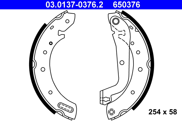 BREMBO S 61 523 ESSENTIAL LINE Bremsesko sett