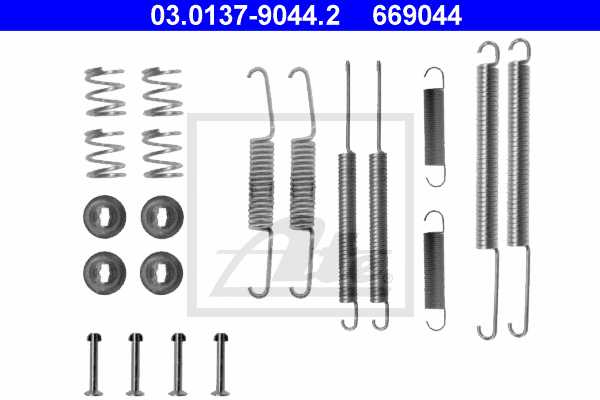 ATE 03.0137-9044.2 Kit accessori, Ganasce freno-Kit accessori, Ganasce freno-Ricambi Euro