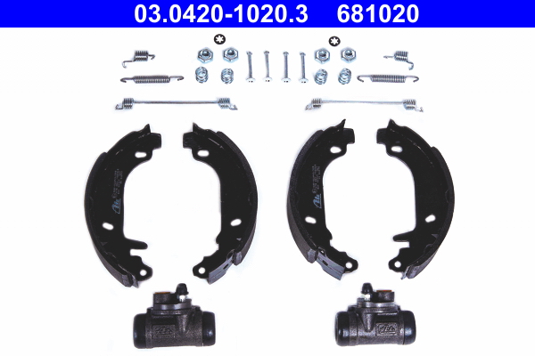 ATE 03.0420-1020.3 Original ATE Kit Bremsbackensatz
