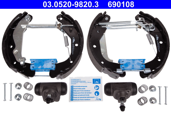 ATE 03.0520-9820.3 Original ATE TopKit Bremsbackensatz