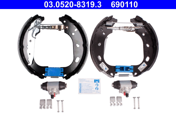 ATE 03.0520-8319.3 Original ATE TopKit Bremsbackensatz