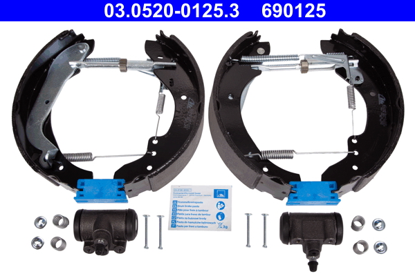 ATE 03.0520-0125.3 Original ATE TopKit Bremsbackensatz