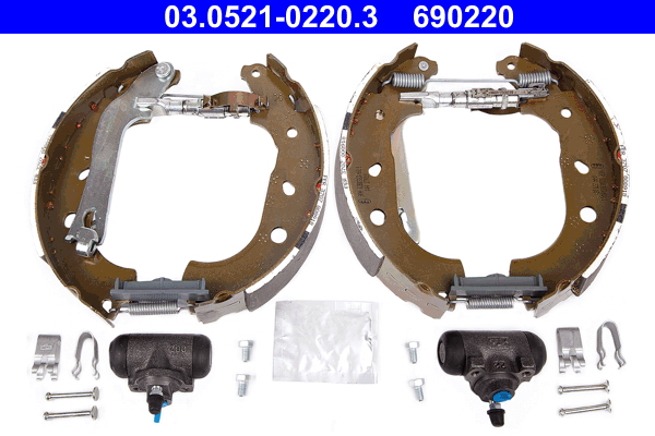 ATE 03.0521-0220.3 Original ATE TopKit Bremsbackensatz