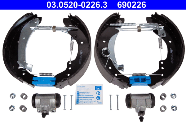 ATE 03.0520-0226.3 Original ATE TopKit Bremsbackensatz