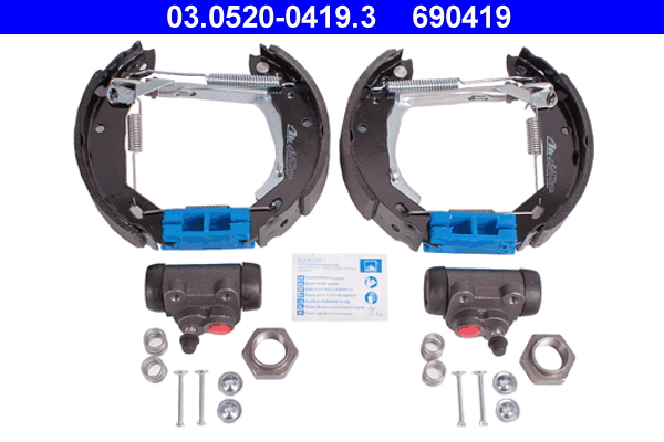 ATE 03.0520-0419.3 Original ATE TopKit Bremsbackensatz