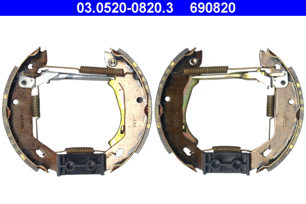 ATE 03.0520-0820.3 Original ATE TopKit Bremsbackensatz