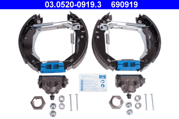 ATE 03.0520-0919.3 Original ATE TopKit Bremsbackensatz