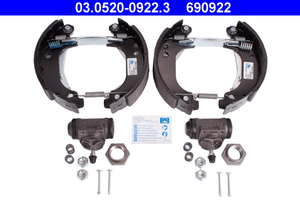 ATE 03.0520-0922.3 Original ATE TopKit Bremsbackensatz