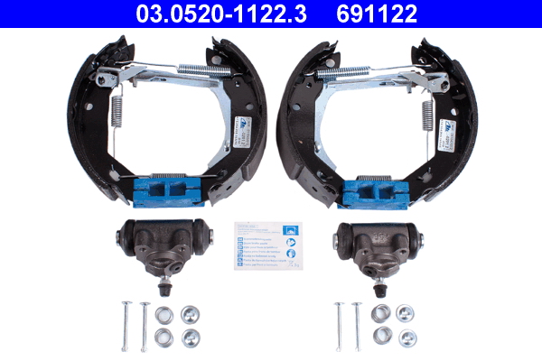 ATE 03.0520-1122.3 Original ATE TopKit Bremsbackensatz