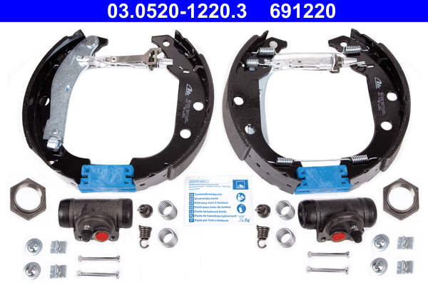 ATE 03.0520-1220.3 Original ATE TopKit Bremsbackensatz