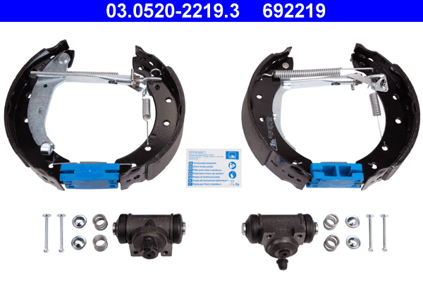 ATE 03.0520-2219.3 Original ATE TopKit Bremsbackensatz