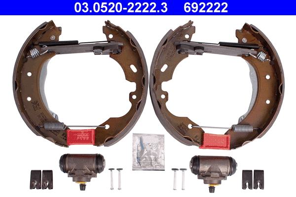 ATE 03.0520-2222.3 Original ATE TopKit Bremsbackensatz