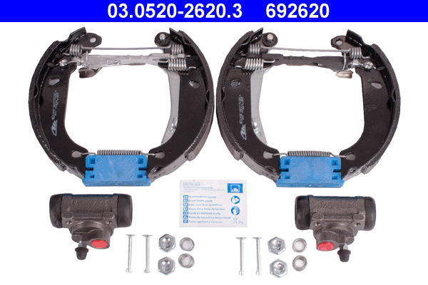 ATE 03.0520-2620.3 Original ATE TopKit Bremsbackensatz