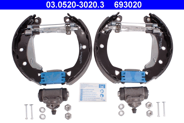 ATE 03.0520-3020.3 Original ATE TopKit Bremsbackensatz