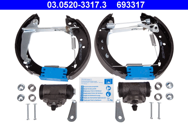 ATE 03.0520-3317.3 Original ATE TopKit Bremsbackensatz