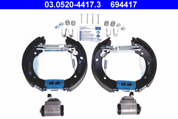 ATE 03.0520-4417.3 Original ATE TopKit Bremsbackensatz