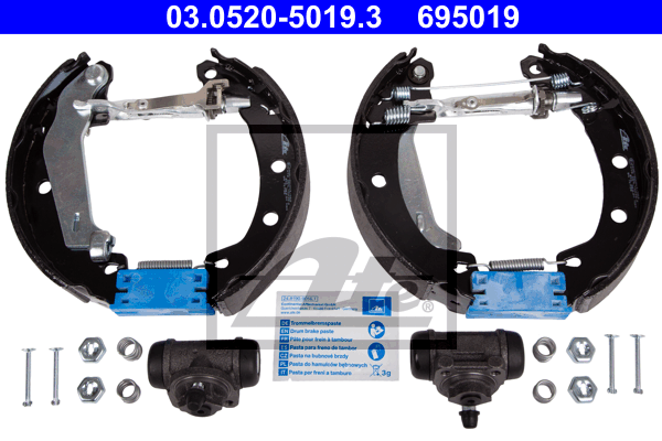 ATE 03.0520-5019.3 Kit ganasce freno-Kit ganasce freno-Ricambi Euro