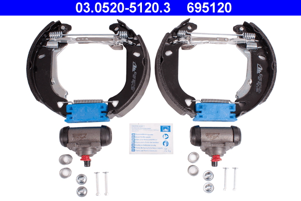 ATE 03.0520-5120.3 Original ATE TopKit Bremsbackensatz