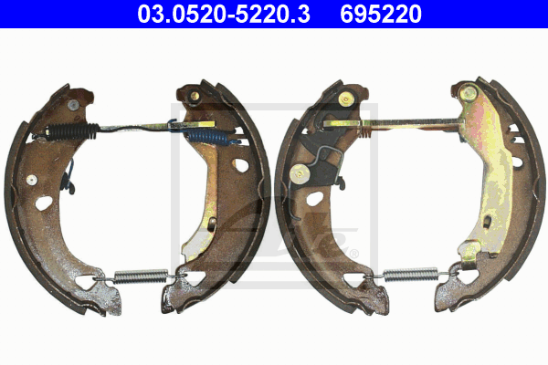 ATE 03.0520-5220.3 Kit ganasce freno-Kit ganasce freno-Ricambi Euro