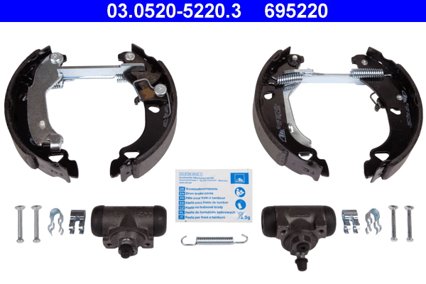 ATE 03.0520-5220.3 Original ATE TopKit Bremsbackensatz