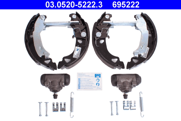 ATE 03.0520-5222.3 Original ATE TopKit Bremsbackensatz