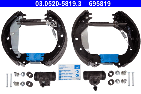 ATE 03.0520-5819.3 Original ATE TopKit Bremsbackensatz