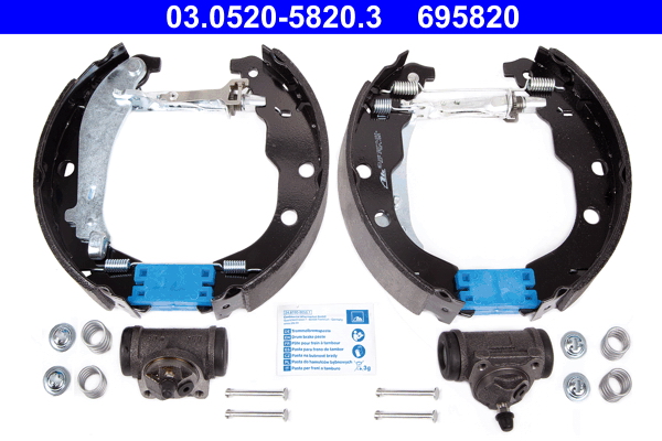 ATE 03.0520-5820.3 Original ATE TopKit Bremsbackensatz