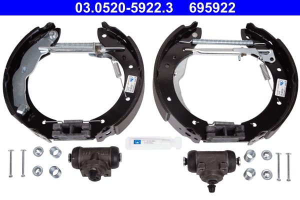 ATE 03.0520-5922.3 Original ATE TopKit Bremsbackensatz