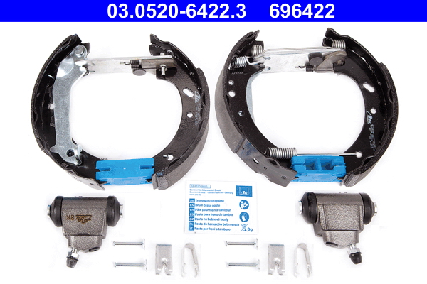 ATE 03.0520-6422.3 Original ATE TopKit Bremsbackensatz