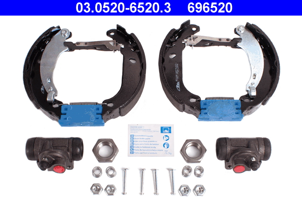 ATE 03.0520-6520.3 Original ATE TopKit Bremsbackensatz