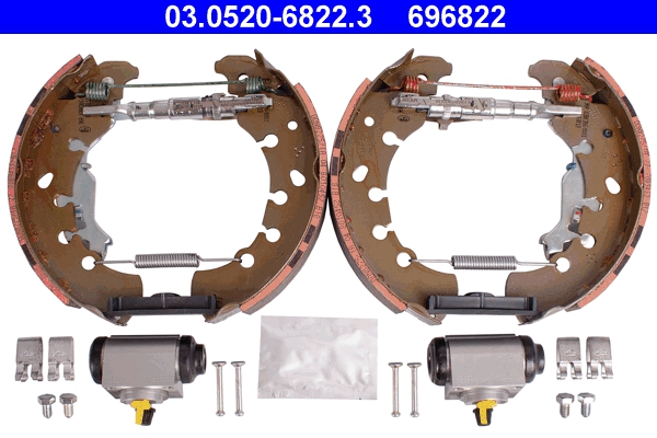 ATE 03.0520-6822.3 Original ATE TopKit Bremsbackensatz