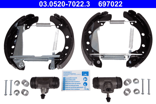 ATE 03.0520-7022.3 Original ATE TopKit Bremsbackensatz