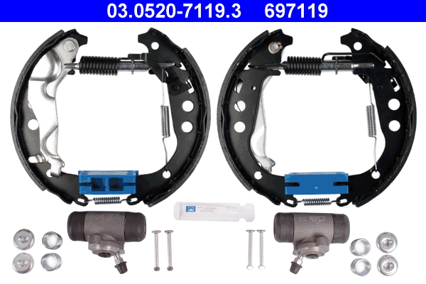 ATE 03.0520-7119.3 Original ATE TopKit Bremsbackensatz