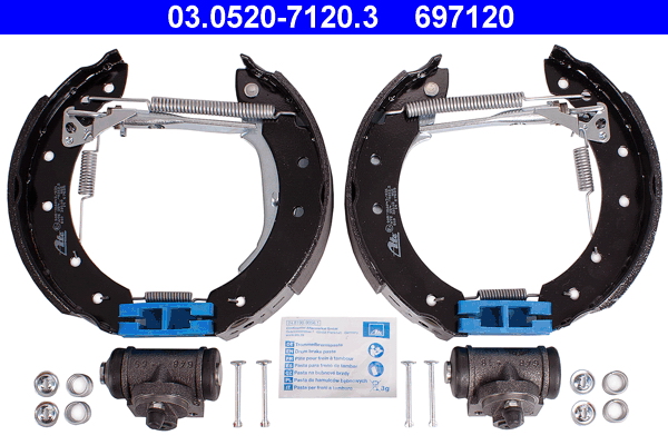 ATE 03.0520-7120.3 Original ATE TopKit Bremsbackensatz