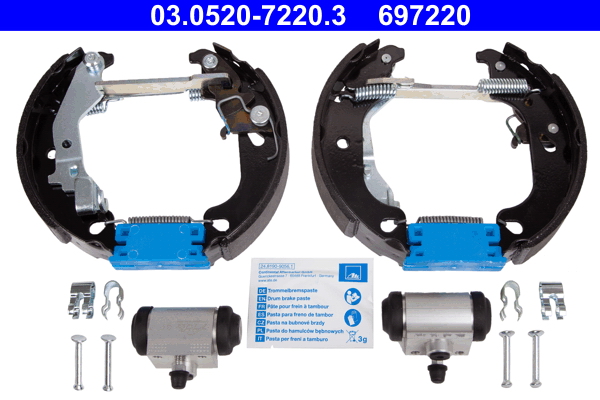 ATE 03.0520-7220.3 Original ATE TopKit Bremsbackensatz