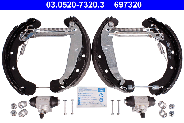 ATE 03.0520-7320.3 Original ATE TopKit Bremsbackensatz