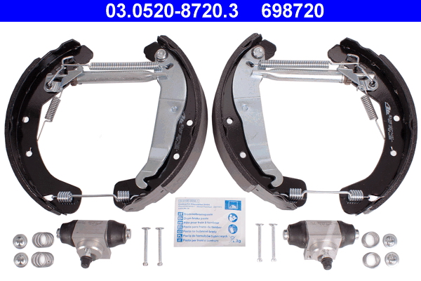 ATE 03.0520-8720.3 Original ATE TopKit Bremsbackensatz