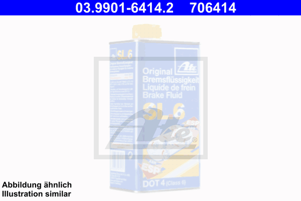 ATE 03.9901-6414.2 Liquido freni-Liquido freni-Ricambi Euro