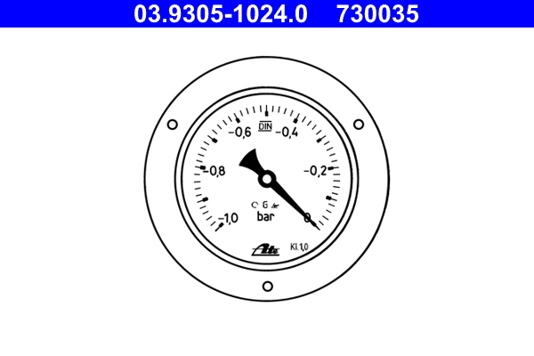 ATE 03.9305-1024.0 Manometer