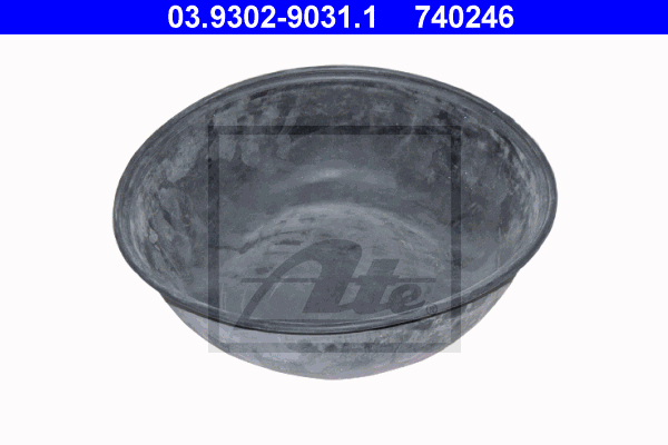ATE 03.9302-9031.1 Membrana, Apparecchio carico/spurgo(Idraulica freno)