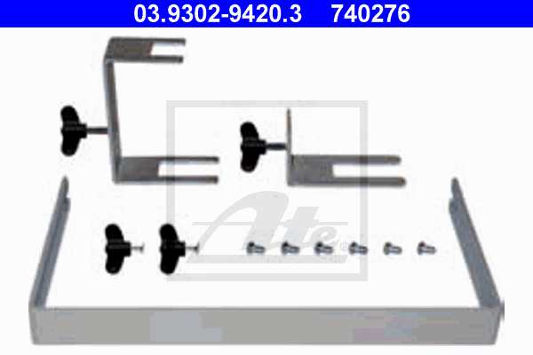 ATE 03.9302-9420.3 Supporto, Serbatoio liquido freni (Appar. carico/spurgo)-Supporto, Serbatoio liquido freni (Appar. carico/spurgo)-Ricambi Euro